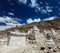 Chortens (Tibetan Buddhism stupas) in Himalayas. Nubra valley, L