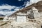 Chortens (Tibetan Buddhism stupas) in Himalayas. Nubra valley, L