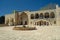 Chouf District, Lebanon, April 05 - 2017: Historic Turkish marble bathroom, located inside the Beit ed-Dine Beiteddine palace,