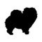 Chow Chow Dog Silhouette Vector Found In Map Of Asia