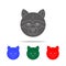 chow chow face icon. Elements of dogs multi colored icons. Premium quality graphic design icon. Simple icon for websites, web desi