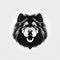 Chow Chow Icon, Small Dog Black Silhouette, Puppy Pictogram, Pet Outline, Chihuahua Symbol Isolated