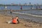 Chowpatty beach rubbish cleaner Mumbai India