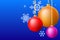 Chrismas balls background