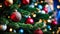 Chrismas tree colorful background in chrismas day, new year