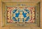 Christ bust designed by Taddeo Landini, in the ceiling of the transept of the Basilica of Saint John Lateran in Rome.