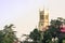 Christ church shimla shot against a cloudy sky during morning