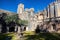 Christ Convent cloister, showing the manuelin style. Tomar, Port