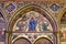 Christ in Judgement mosaic inside Sainte-Chapelle in Paris