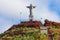 Christ the King statue in Madeira