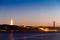 Christ the King statue and view of the 25 de Abril bridge