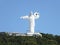 Christ of light on the hill of Camboriu, Brazil