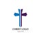 Christ logo template design , creative simple