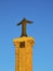 Christ Monument in front of El Toro Monastery on Minorca