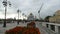 Christ the Savior Cathedral, flowers and crane