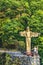 Christ Statue Tourists Lake Lucerne Switzerland