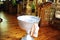 Christening font in the Russian Orthodox Church