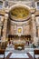 A Christian alter inside the Pantheon in Rome