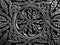 christian armenian ornament. Stone cross, Khachkar. Monochrome, drawing, sketch