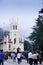 Christian church and people - mall road shimla