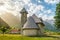 Christian Church in the village of Theth in Prokletije Mountains, Albania.