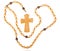 Christian cross chain, isolated