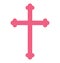 Christian cross, christianity Isolated Vector icon which can easily modify or edit