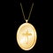 Christian Cross Gold Locket, Jewelry Necklace Chain