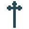 Christian cross Isolated Vector Icon which can easily modify or edit