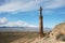 Christian cross near ancient monastery Khor Virap