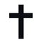  Christian cross symbol, Jesus Christ, peace sign icon with white background.