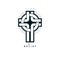 Christian Cross true belief vector religion symbol, Christianity