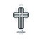 Christian Cross true belief vector religion symbol, Christianity
