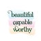 Christian faith - Beautiful capable worthy