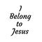 Christian faith, I belong to Jesus