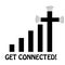 Christian faith, logo design, Get connected