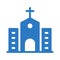Christian glyph color  icon