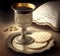 The Christian Holy Communion consists of unleavened bread, chalice wine, and other symbols that symbolize the sacrifice