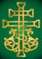 Christian Holy cross with ornament