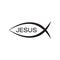 Christian Ichthys Fish symbol icon