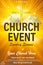 Christian invitation poster template. Religious flyer card for Church service event. EPS 10