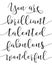 Christian journey calligraphy typography