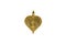Christian locket holy cross gold pendant