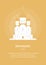 Christian Orthodox church. Russia and Eastern Europe. Religion. Vector illustration