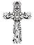 Christian pattern Cross decoration design