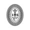 Christian symbols. Illustration of the Jesuit Order. The Society of Jesus is a religious order of the Catholic Church headquartere