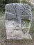 Christian tombstones from the early nineteenth century