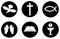 Christianity icons and symbols