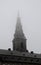 CHRISTIANSBORG DANISH PARLIAMENT COVERED WITH FOG