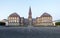 Christiansborg palace and government building on the islet of Slotsholmen in central Copenhagen, Denmark